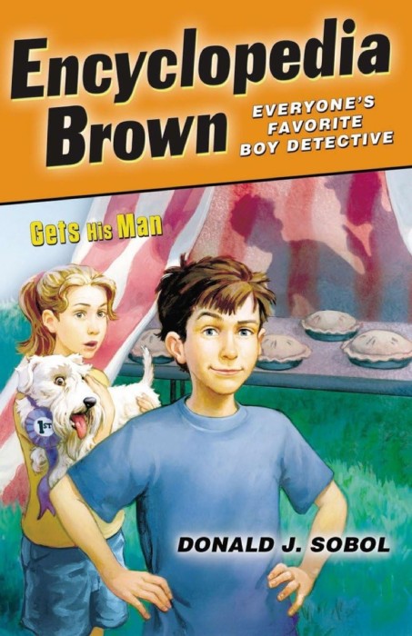 Cover for Encyclopedia Brown Gets His Man