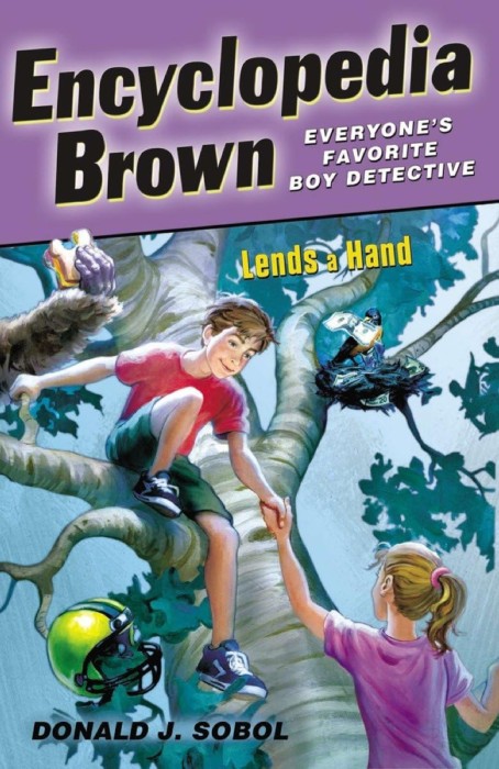 Cover for Encyclopedia Brown Lends a Hand