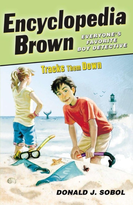 Cover for Encyclopedia Brown Tracks Them Down