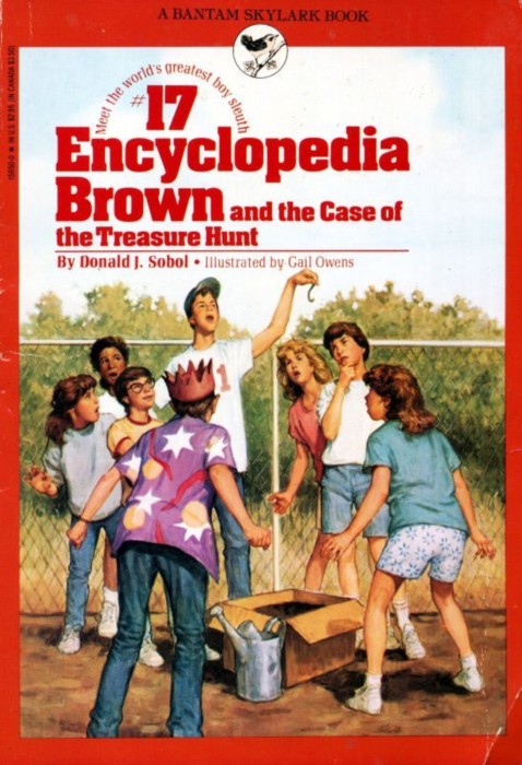 Cover for Encyclopedia Brown and the Case of the Treasure Hunt